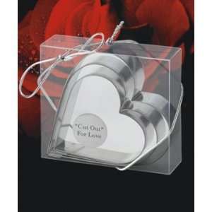    Cut Out For Love Heart Shaped Cookie Cutter Set