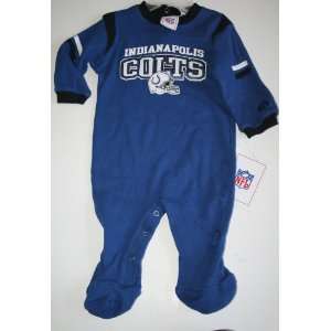   Indianapolis Colts Baby/Infant Sleeper/Bodysuit Size 3 6 Months Baby