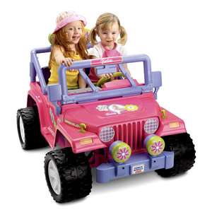 Fisher Price Power Wheels Barbie Jammin Jeep  