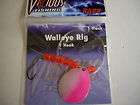 VICIOUS FISHING WALLEYE SPINNER RIG single hook pink blade