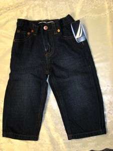 New Nautica dark denim blue jeans boys 3T  