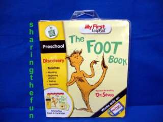 Leap Frog My First LeapPad DR. SEUSS THE FOOT BOOK NEW  
