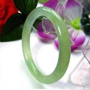 Chinese green quartz jade Gemstone bracelet bangle  