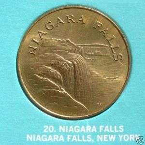 Niagara Falls   Landmarks Of America Bronze Medal  