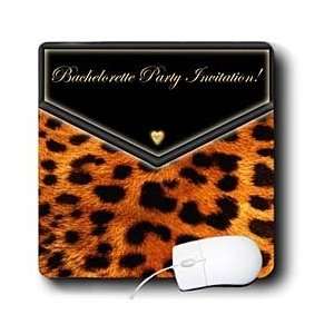     Leopard Bachelorette Party Invitations   Mouse Pads Electronics