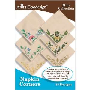 Anita Goodesign ~ Napkin Corners ~ Embroidery Designs 