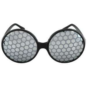 Black BUG EYES Costume Glasses Goggles spider fly moth  