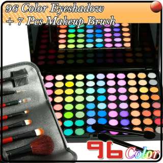 96 Colors Eyeshadow Wales Palette Kit w/7pcs Brush B36  
