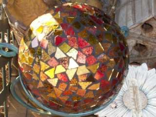 Mosaic Phoenix Gazing Ball Globe Large  