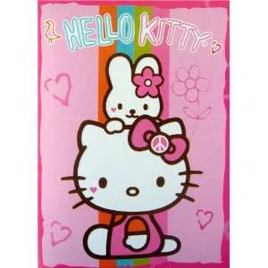 HELLO KITTY w BUNNY RABBIT Gift Wrap Wrapping Paper & Bows   Easter 