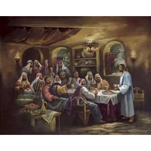  Black Last Supper Finest LAMINATED Print Beverly Lopez 