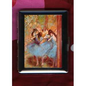  Dancers in Blue Edgar Degas ID CIGARETTE CASE Health 