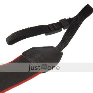 Camera Neck Strap for Canon DSLR SLR EOS Red 38mm Wide  