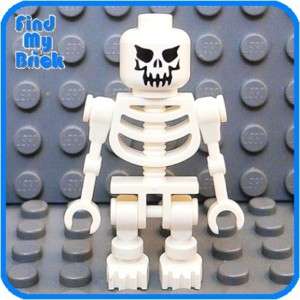 C342 Lego Skeleton Warrior Minifigure   White EK50 NEW  