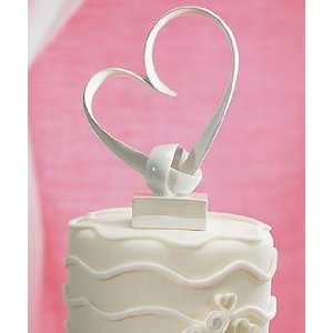  My Love Stylized Heart Cake Topper