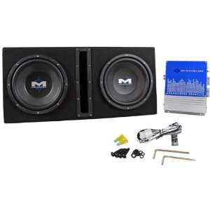   Subwoofer Enclosure with Amplifier and Preamp RCA Outputs Car