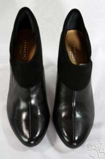 COACH Annika Black Ankle Boots Bootie Shoes New  