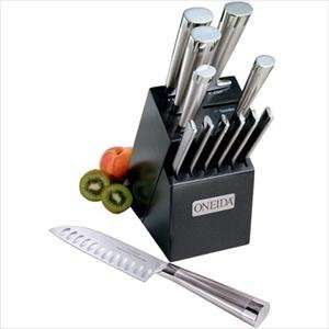   Set W/ Block High Carbon Stainless Steel Blades Ergonomic Kitchen