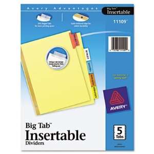  Avery WorkSaver Big Tab Paper Dividers AVE11111