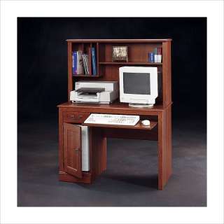 Camden Country Computer Desk with Hutch Features