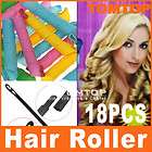 Conair Hot Sticks Hairsetter Spiral Curls Waves 14 Hot Rollers 2 Sizes 