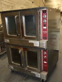 Southland Convection Oven, Double Stack, Natural Gas, 5LGB/228C, On 