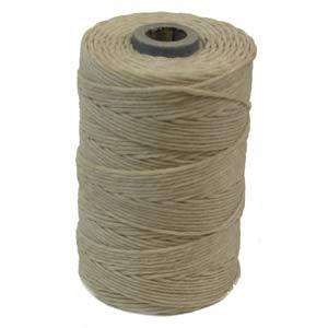Genuine Irish Waxed Linen String Cord Natural 2 Ply 200 yards Beading 