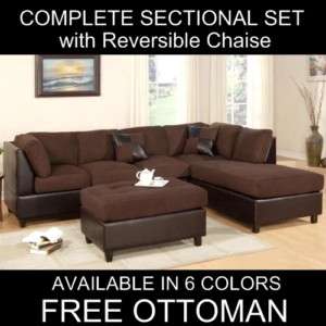 FURNITURE SALE Sectional Sofa Couch Set F7615 F7619  