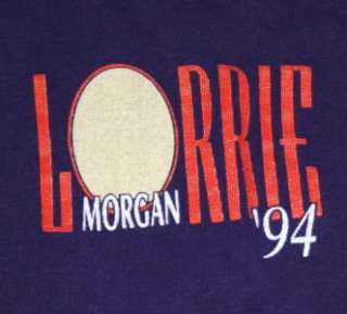 Vtg 94 Lorrie Morgan country music Purple Tee Shirt XL  