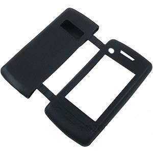 LG Env Envy Touch Rubber Cover Silicone SKIN CASE BLACK  