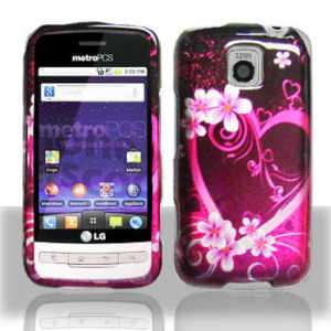 Cricket LG OPTIMUS C Snap on Phone Cover Hard Case skin  