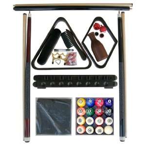   Pool Table Accessory Kit W Classic Marble Ball Set  Sports