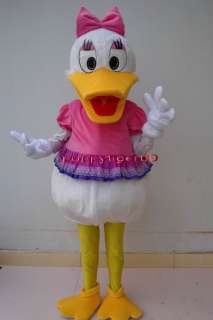 New Daisy Duck Mascot Costume Adult Size Professional  