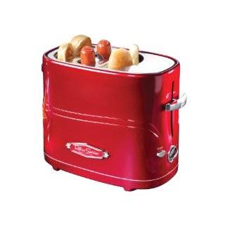  Electrics HDT 600RETRORED Retro Series Pop Up Hot Dog Toaster
