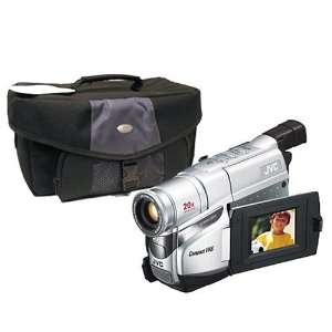  JVC GR AXM17US Compact VHS Camcorder + Deluxe Carrying Bag 