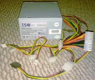 ISO Switching Desktop PC ATX Internal 300W Power Supply Model LOT of 