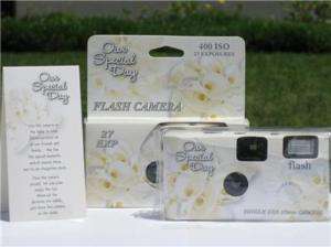 20 Calla Lily Disposable Wedding Cameras, free ship US  