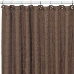  Town & Country Mocha Fabric Shower Curtain