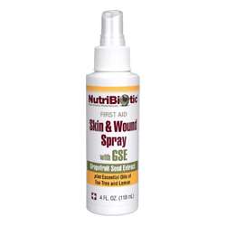   First Aid Skin and Wound Spray w/ GSE, 4 oz 728177010058  