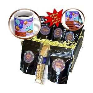   Cupcakes Purple and Orange   Coffee Gift Baskets   Coffee Gift Basket