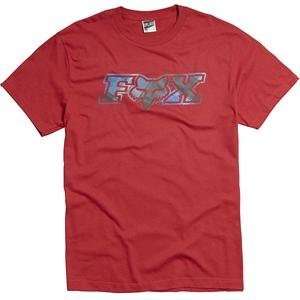  Fox Racing Duke Vader Short Sleeve T Shirt   Small/Red 