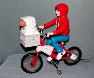 ET Extra Terrestrial 13 Elliott Boy & Bike Bicycle Display Figure Toy 