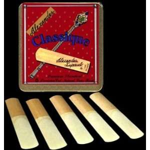  Alexander Classique Tenor Sax Reeds (Box of 5)