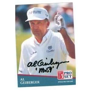  Al Geiberger autographed Golf trading card Sports 