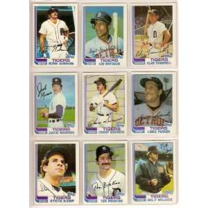  1982 Topps Baseball Team Set (With Traded Cards) (Kirk Gibson) (Alan 