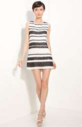 Alice + Olivia Kimmy Beaded Stripe Shift Dress $695.00