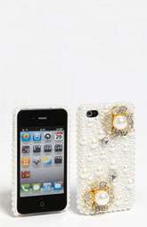 Natasha Couture Flower and Pearl iPhone 4 & 4S Case $37.90