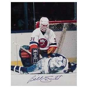 Autographed Billy Smith Picture   Color Unframed   Autographed NHL 
