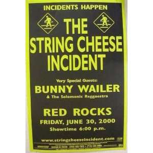  String Cheese Incident Red Rocks SCI Gig Poster