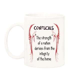  Confucius Saying The strength of a nation Mug/Coffee 